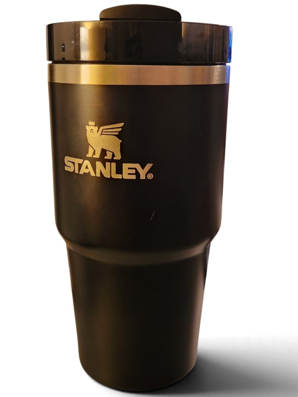 Stanley Classic Trigger-Action Travel Mug, 20 oz / 591 mL, Matte Black No Straw
